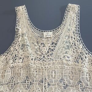 Pins and Needles crocheted tank